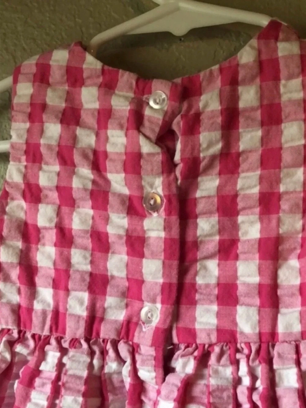 Youngland Vintage 90’s Sleeveless Pink Gingham Dress Classic Baby Girls 24 Month